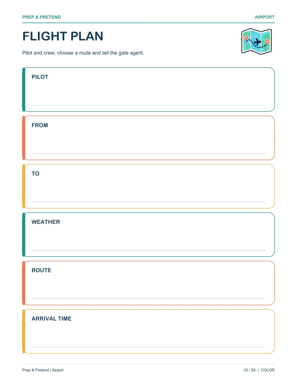 Airport: authentic printable Flight Plan, page 25