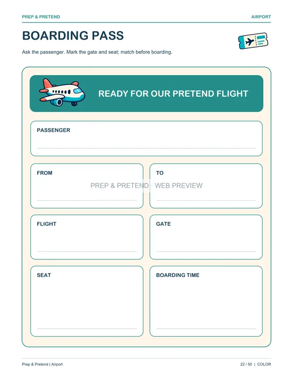 Airport: actual printable boarding pass, page 22
