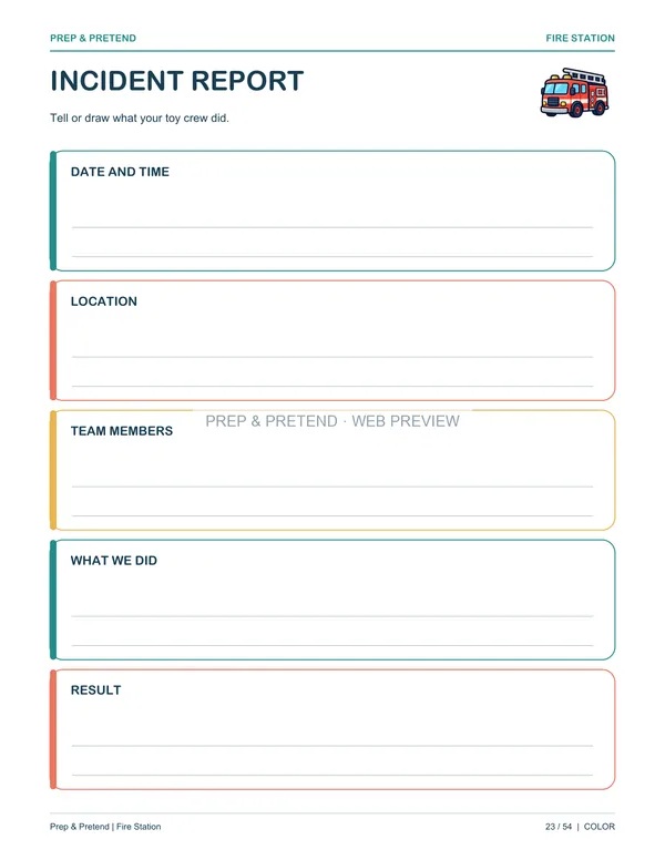 Fire Station: actual printable incident report, page 23